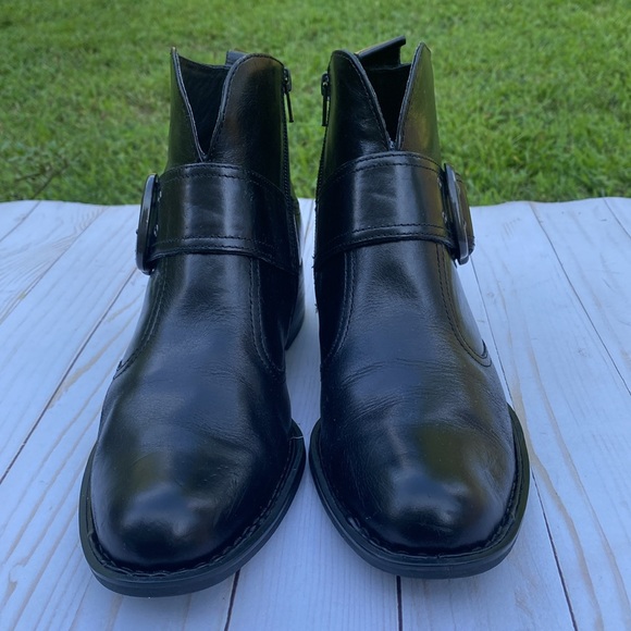 Born Crown Black Motorcycle Boots Womens - Picture 2 of 10